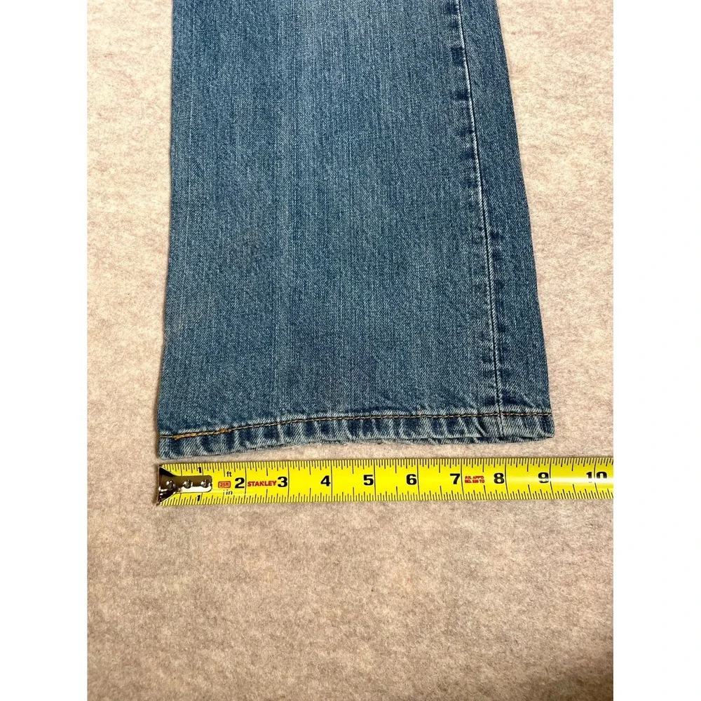 Levis 501 Original Fit Jeans Mens 36x30 Blue Denim Cotton Straight Leg High Rise
